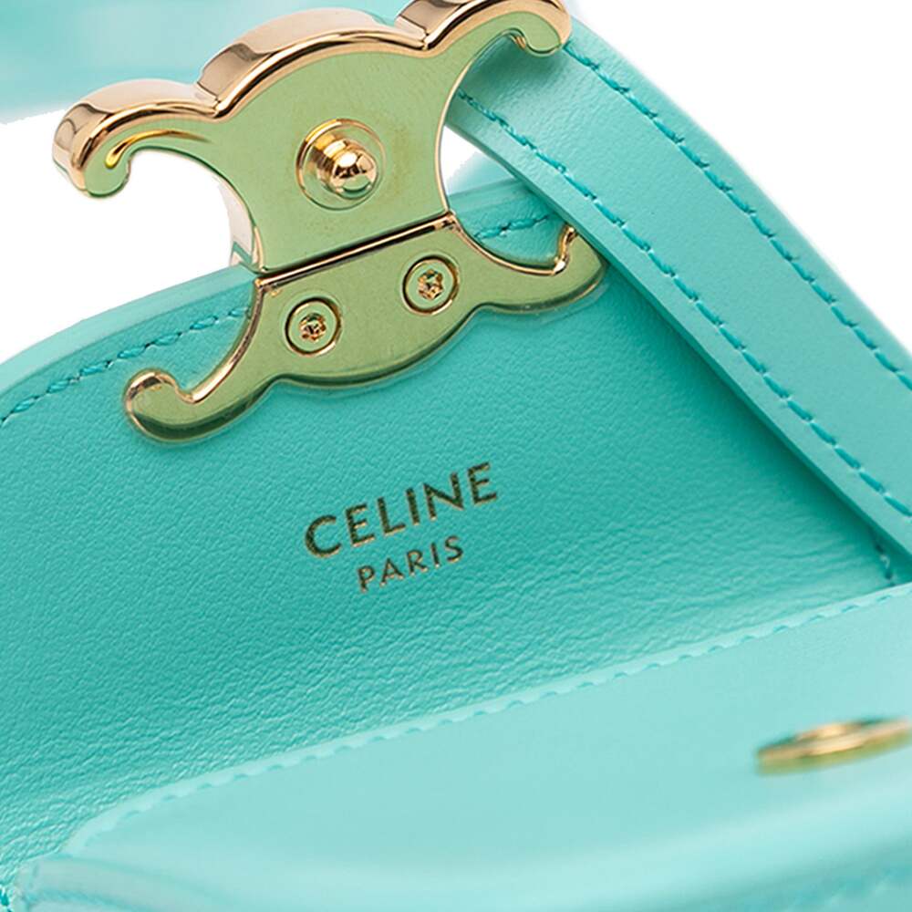 Celine Triomphe Shoulder Bag Smooth #251188C69B - Picture 7 of 9